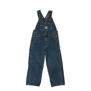 Age 6 Carhartt Dungarees - XS Blue Cotton - Picture 1 of 7