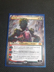 Magic the Gathering: Wrenn and Six BORDERLESS - Double Masters 2022 MTG - Bild 1 von 2