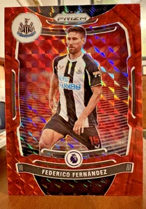 2021-22 Panini Prizm Premier League Federico Fernandez #35 Red Mosaic Prizm - Bild 1 von 2