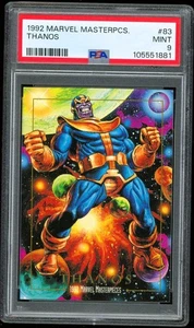 1992 Marvel Masterpieces #83 ~ Thanos ~ PSA 9 MINT - Picture 1 of 2
