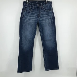 BKE Jeans Herren 32x30 Blau Jake Straight Stretch Denim Whiskered Medium Wash - Bild 1 von 9