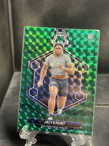 Mosaico Panini 2024 - Rookies Jalyx Hunt #375 Green Mosaic Prizm (RC) - Imagen 1 de 2