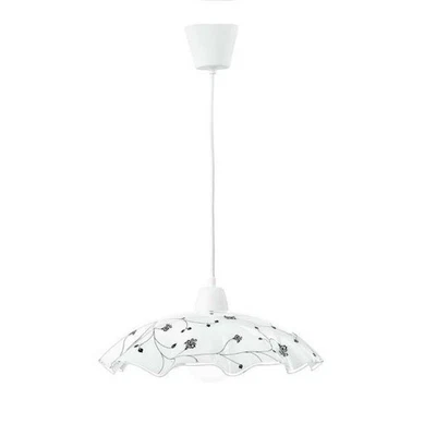 LAMPADARIO SOSPENSIONE IN VETRO DIAMETRO 42 CM 1XE27 ROOT FAN EUROPE - Immagine 1 di 2