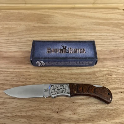 Rough Rider RR182 Lockback Clip Point Folding Knife Pocket Folder - Image 1 of 4