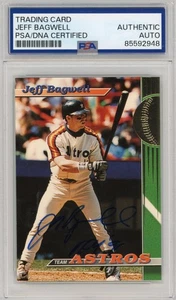 1993 TOPPS STADIUM CLUB JEFF BAGWELL AUTOGRAPHED PSA / DNA CERTIFIED AUTO - Picture 1 of 2