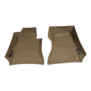 WeatherTech 456811 Front FloorLiner Tan Fits 2014–2018 Mercedes CLS/E‑Class AMG - Picture 1 of 4