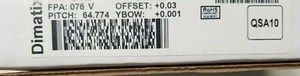 Dimatix FujiFilm Spectra Sapphire QS-256/10 Printhead PN 22100 Genuine - Picture 1 of 5