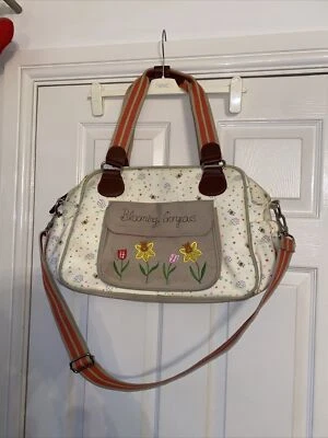 ‘Blooming Gorgeous’ PINK LINING Changing Bag Mat Mirror Flowers Bees Cream Pink - image 1 of 4