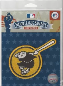 San Diego Padres gelb schwingender Bruder Aufnäher offizieller MLB Jersey Ärmel Logo Pkg - Bild 1 von 1