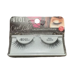 ARDELL Korsett Wimpern geschnürt mit Attitude - BLK 502 - ohne Kleber (Kleber) - Bild 1 von 2