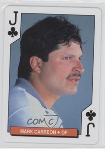 1994 Bicycle San Francisco Giants Playing Cards Box Set Mark Carreon #JC