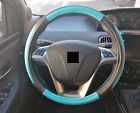 Steering Cover Car Eco Leather Nissan Juke x-Trail Notes Black Blue 37-38