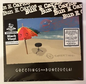 Bun E Carlos-Greetings from Bunezuela Vinyl Only 500 Copies-Sealed Cheap Trick - Picture 1 of 7