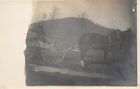 c1910 RPPC Real Photo Postcard Man in Horse and Buggy