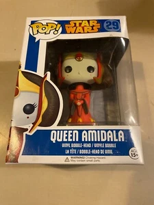 Funko Pop Star Wars #29 Queen Amidala Vinilo Bobble-Head (BÓVEDA) CIB 2013 - Imagen 1 de 10