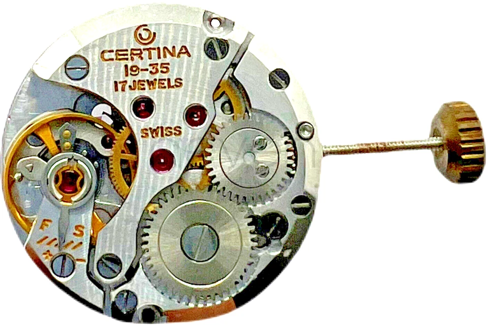 CERTINA - 19-35 - MOVIMIENTO - HECHO EN SUIZA - MECÁNICO - Ø 19,80 MM - NOS Foto 1 de 2