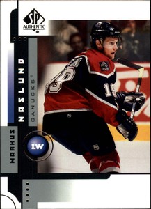 2001-02 SP Authentic #85 Markus Naslund