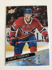 2020-21 NHL Card, Lukas Vejdemo, Young Guns, UD2, Montreal
