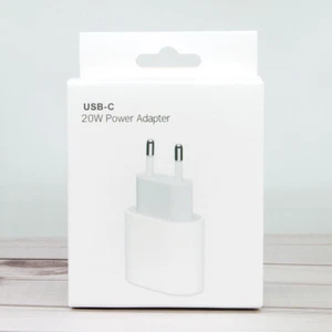 PD 20W Europe Plug Fast Charger USB-C Power Adapter For iPhone 16 15 14 13 12 11 - Photo 1 sur 5