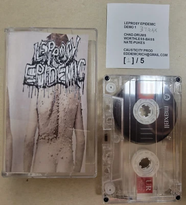 LEPROSY EPIDEMIC Demo Promo Tape RARE Metal Punk Hardcore Grindcore Noise 1/5 Foto 1 de 3