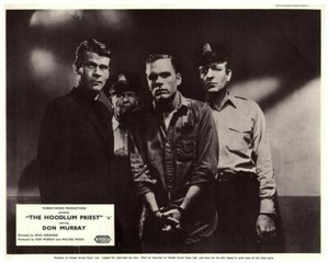The Hoodlum Priest Original Lobby Card Don Murray Keir Dullea in handcuffs 1961