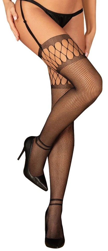 Obsessive diese zarten Netzstrümpfe sind ein sexy Eyecatcher! Am Bund befinden  - Bild 1 von 1