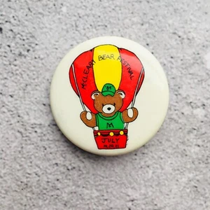 McCleary Washington State Bear Festival Vintage Pin Button 1966 1.5" - Picture 1 of 3