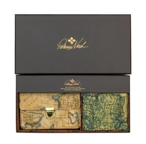 Patricia Nash European Map Mini Lanza and Small Scarf with Gift Box - Picture 1 of 2