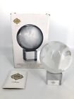 Shannon Crystal By Godinger Etched Globe World With Crystal Base Brand New