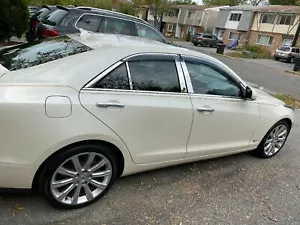 POSTES PILAR CROMADOS DE LUJO PARA CADILLAC ATS (JUEGO DE 6 PIEZAS) 2013-2019 4 PUERTAS - Imagen 1 de 2