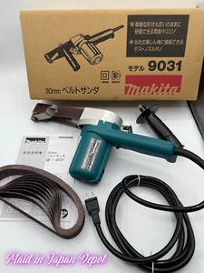Makita 9031 Bandschleifer 1-1/8" x 21" regelbares Staubsammlerstück AC100V NEU - Bild 1 von 9
