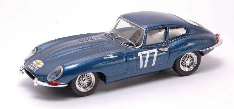 Jaguar E Coupe' #177 Dnf Tour De France 1963 Cardi / Klukaszenwski 1:43 Model - Immagine 1 di 1