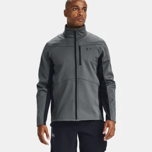 Under Armour Men's Storm ColdGear Infrared Shield Jacket Gray/Black 1321438 012 - Picture 1 of 7