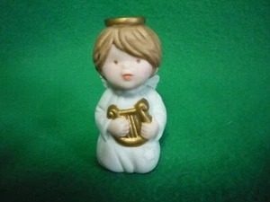Avon Heavenly Blessings Nativity Collection Angel with Harp Vintage 1987 - Picture 1 of 5