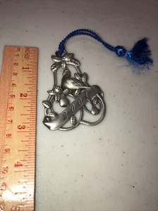 Avon Partridge in a Pear Tree Pewter Ornament 2001 Avon - Picture 1 of 4