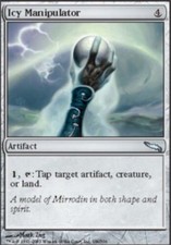 MTG magic cards 1x x1 Light Play, English Icy Manipulator - Foil Mirrodin