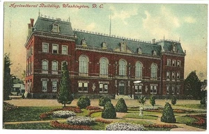 Early Argicultural Building Washington DC Postcard - Picture 1 of 1
