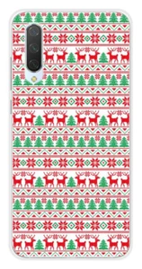 Coque en silicone imprimée compatible Xiaomi Mi 9 Lite Pull de Noël blanc - Photo 1 sur 3