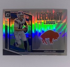 Josh Allen 2021 Panini Donruss Optic Holo Prizm Insert Legendary Logos Bills