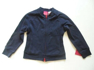 Xhilaration Girl's Jersey Full Zip Jacket, Navy, Size: XS (4/5) () - Picture 1 of 3