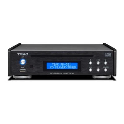 TEAC PD-301-X/B CD Player/FM Tuner Wide FM USB memory music playback AC100V New - Image 1 of 4