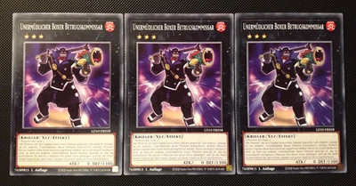 Yu-Gi-Oh! 3x Unermüdlicher Boxer Betrugskommissar, LD10-DE058, Common, 1.A., NM - Bild 1 von 2