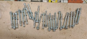 Schwerlastanker M8x80 mm 25 Stück verzinkte Bolzenanker / Stahlanker für Beton – - Bild 1 von 8