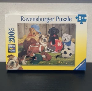 Ravensburger Let’s Play Ball 200 Stck XXL Puzzle NEU VERSIEGELT Hunde Sport Welpe - Bild 1 von 5