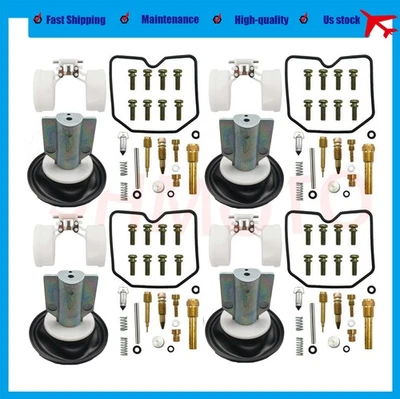 4X Kit de reparación de carburador flotador de diafragma para ZX750 Ninja 750R ZX 750 1987-1990 Foto 1 de 4