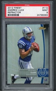 2012 Topps Finest Andrew Luck Rookie Refractor #110 PSA 9 - Bild 1 von 2