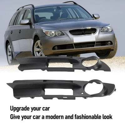 51117049243 Front Bumper Fog Light Grille Cover 1 Pair For Vehicle Replacem ZCKP - Image 1 of 4