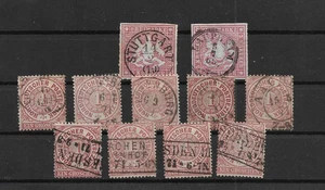 GERMANY- OLD GERMANY "NORDDEUTSCHER POSTBEZIRK" Cancelled Collection !!! - Picture 1 of 1
