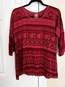Johnny Was Top Size XS Embroidered - Picture 1 of 3