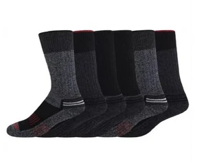 Dickies Men's Navigator Performance Crew Socks 6pk - Size 6 - 12 - Picture 1 of 5